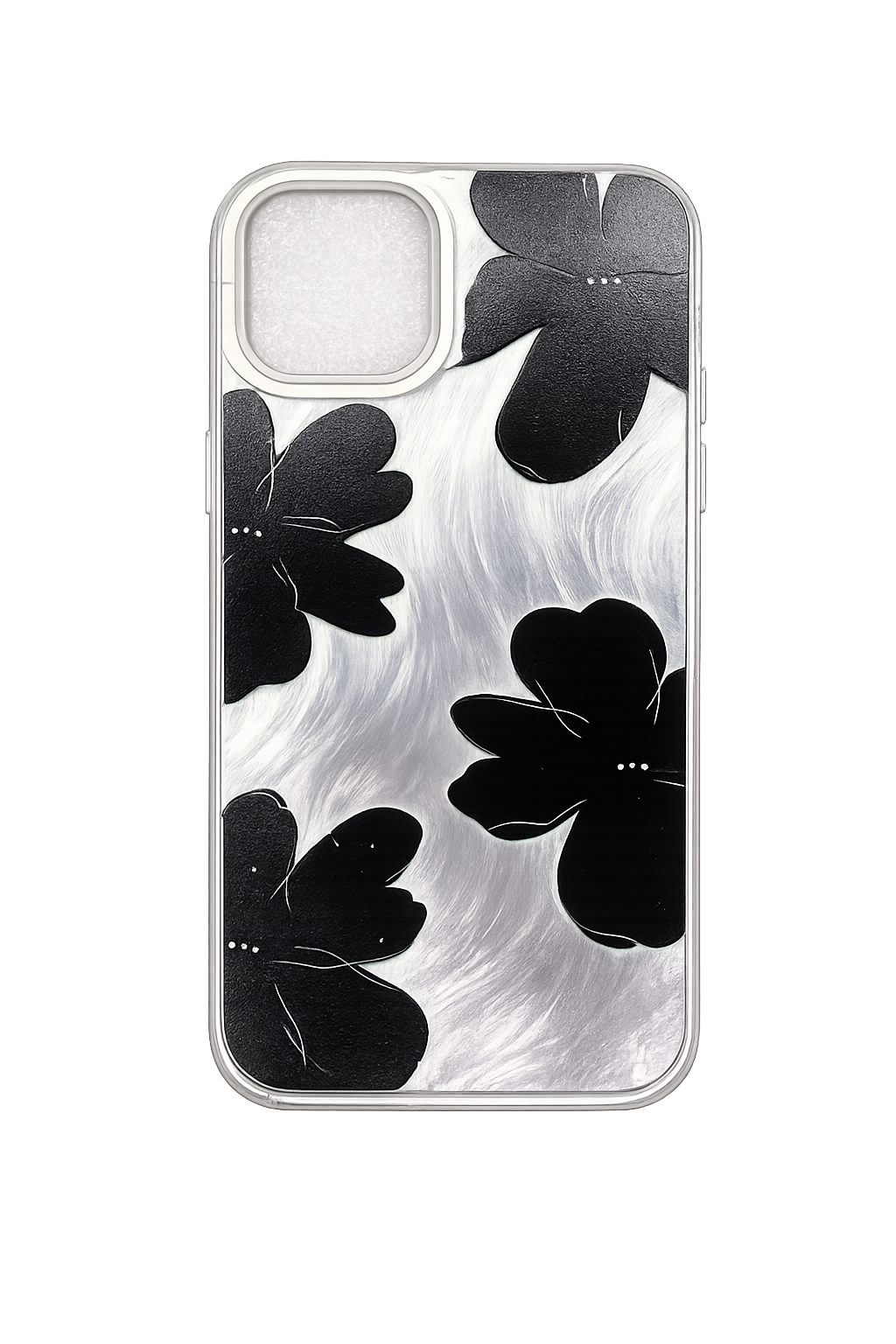 Black Flowers Case - iphone 13
